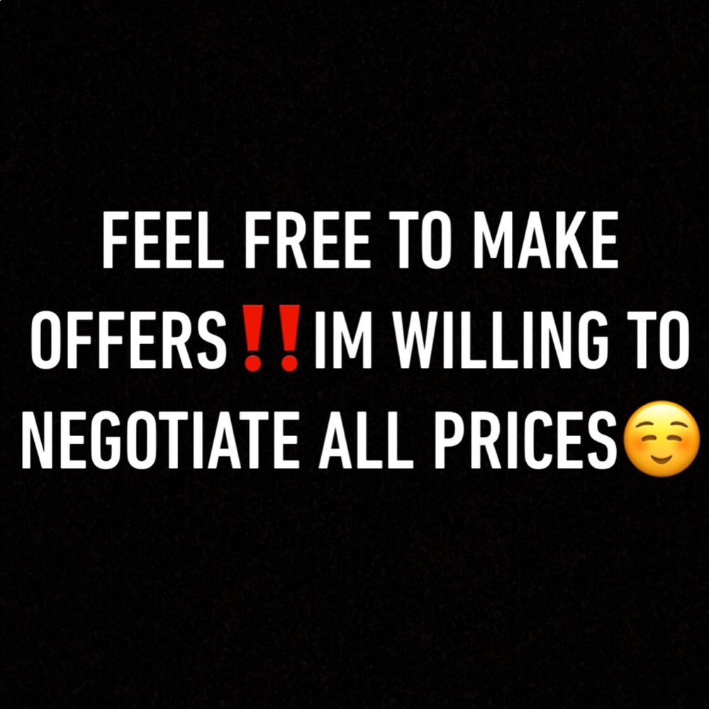 NEGOTIABLE PRICES‼️